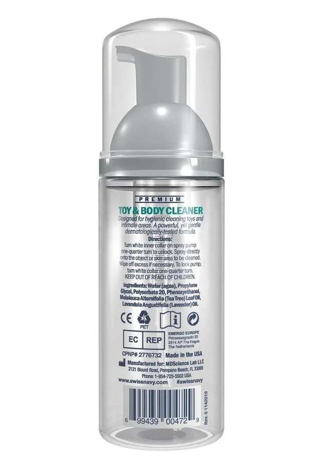 Vibrators Swiss Navy Toy and Body Cleaner Swiss Navy