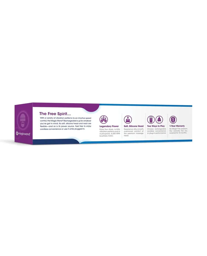 Vibrators Vibratex Magic Wand Unplugged Rechargeable