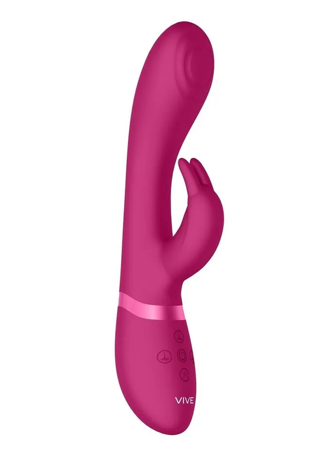 Vive by Shots Female Sex Toys Vive Cato Pulse Wave Rechargeable Silicone GSpot Rabbit Vibrator