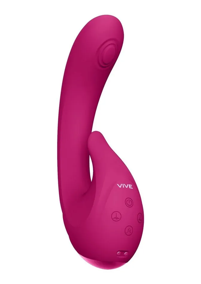 Vive by Shots Vibrators Vive Miki Rechargeable Silicone Pulse Wave and Flickering GSpot Vibrator