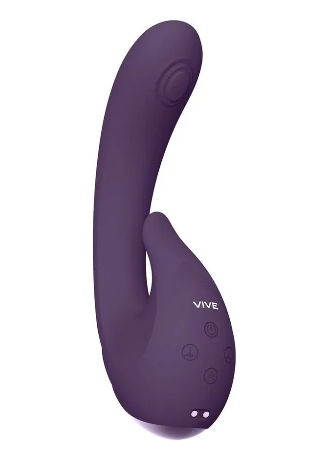 Vive by Shots Vibrators Vive Miki Rechargeable Silicone Pulse Wave and Flickering GSpot Vibrator