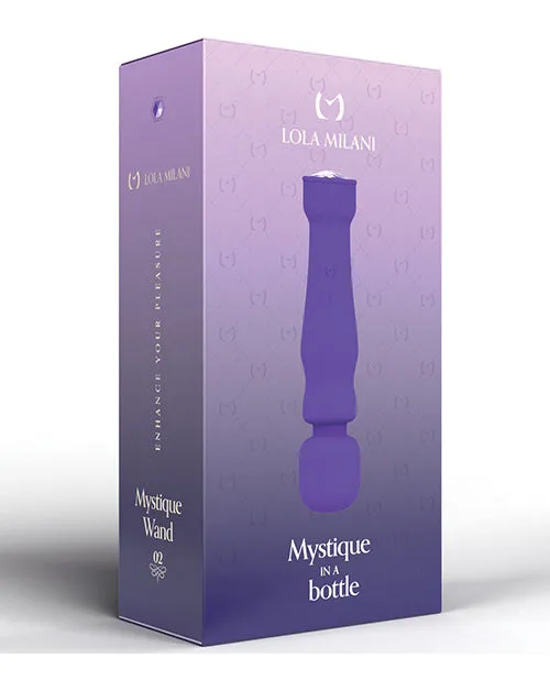 Vvole Vibrators Lola Milani Mystique in a Bottle Wand Vibrator Purple