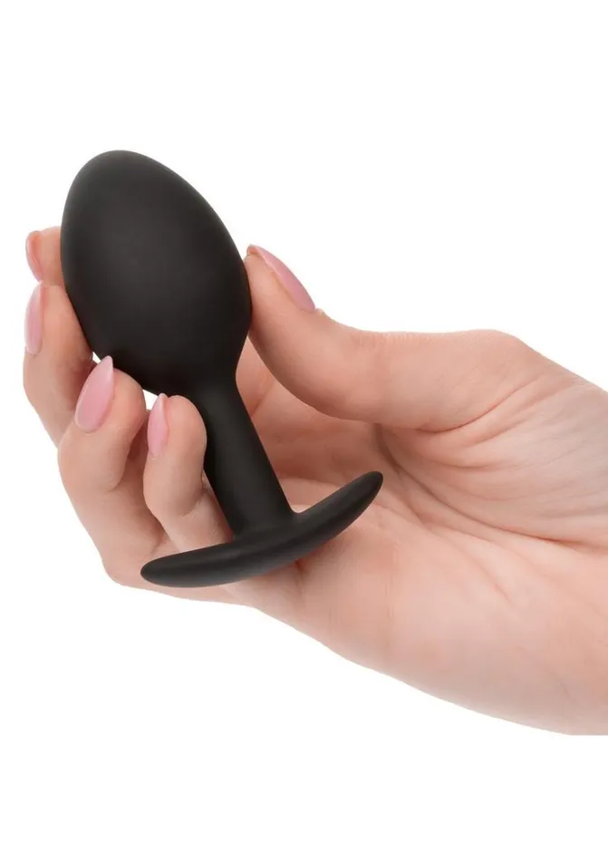 Weighted Silicone Anal Plug CalExotics Male Sex Toys