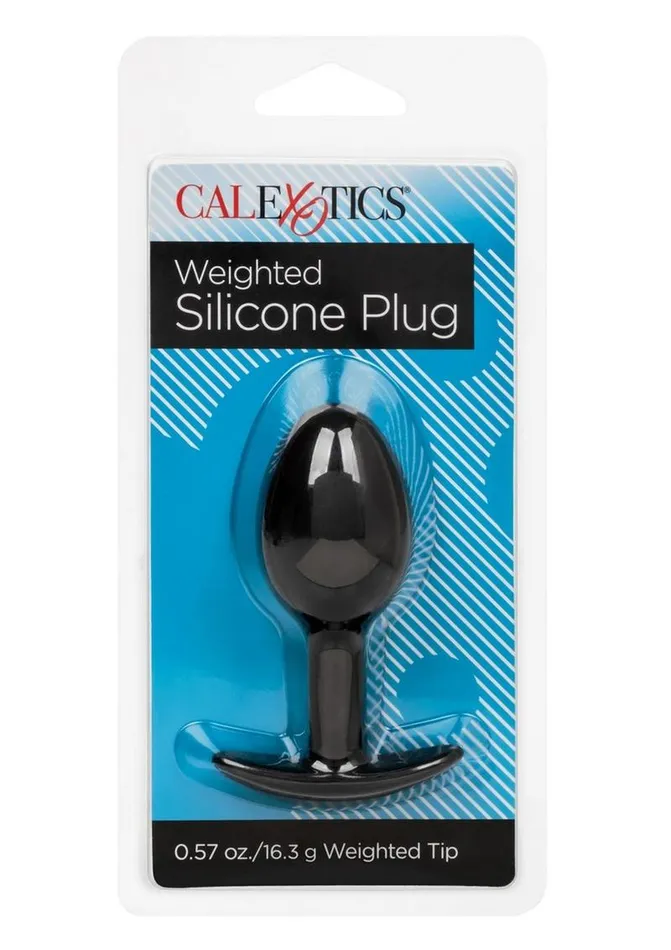 Weighted Silicone Anal Plug CalExotics Male Sex Toys