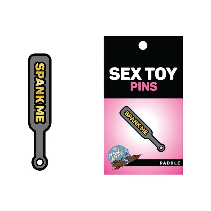 Wood Rocket Vibrators Wood Rocket Spank Me Paddle Pin
